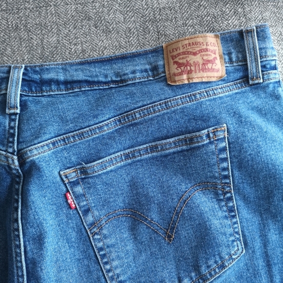 Levi's Wedgie Straight Plus size Women's Jeans sz 24W - Picture 5 of 6